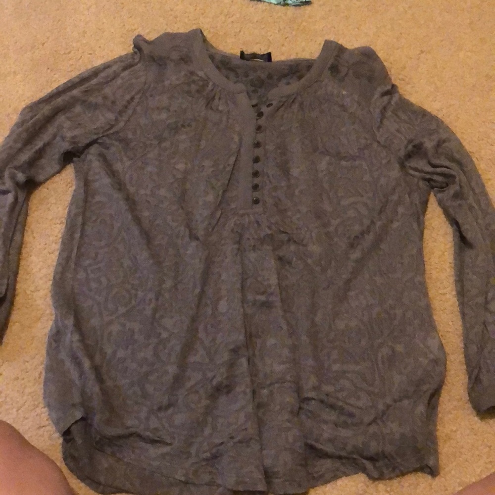 Lacy button blouse